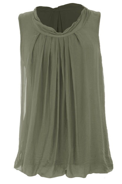Puffball Silk Vest