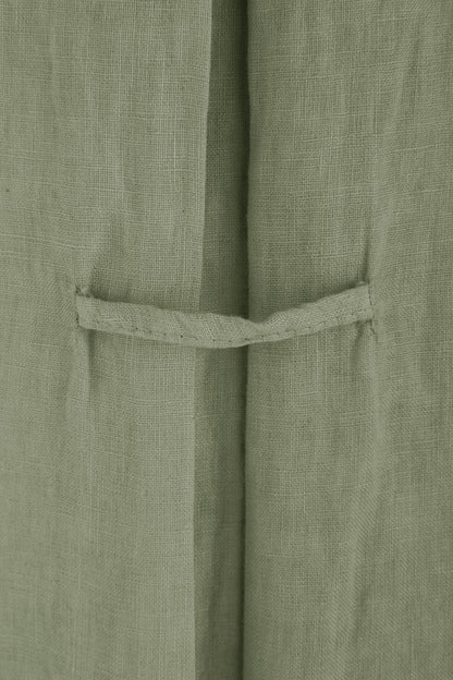 Collar V Neck Linen Shirt