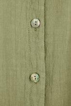 Load image into Gallery viewer, Sleeveless Button Front Linen Midi
