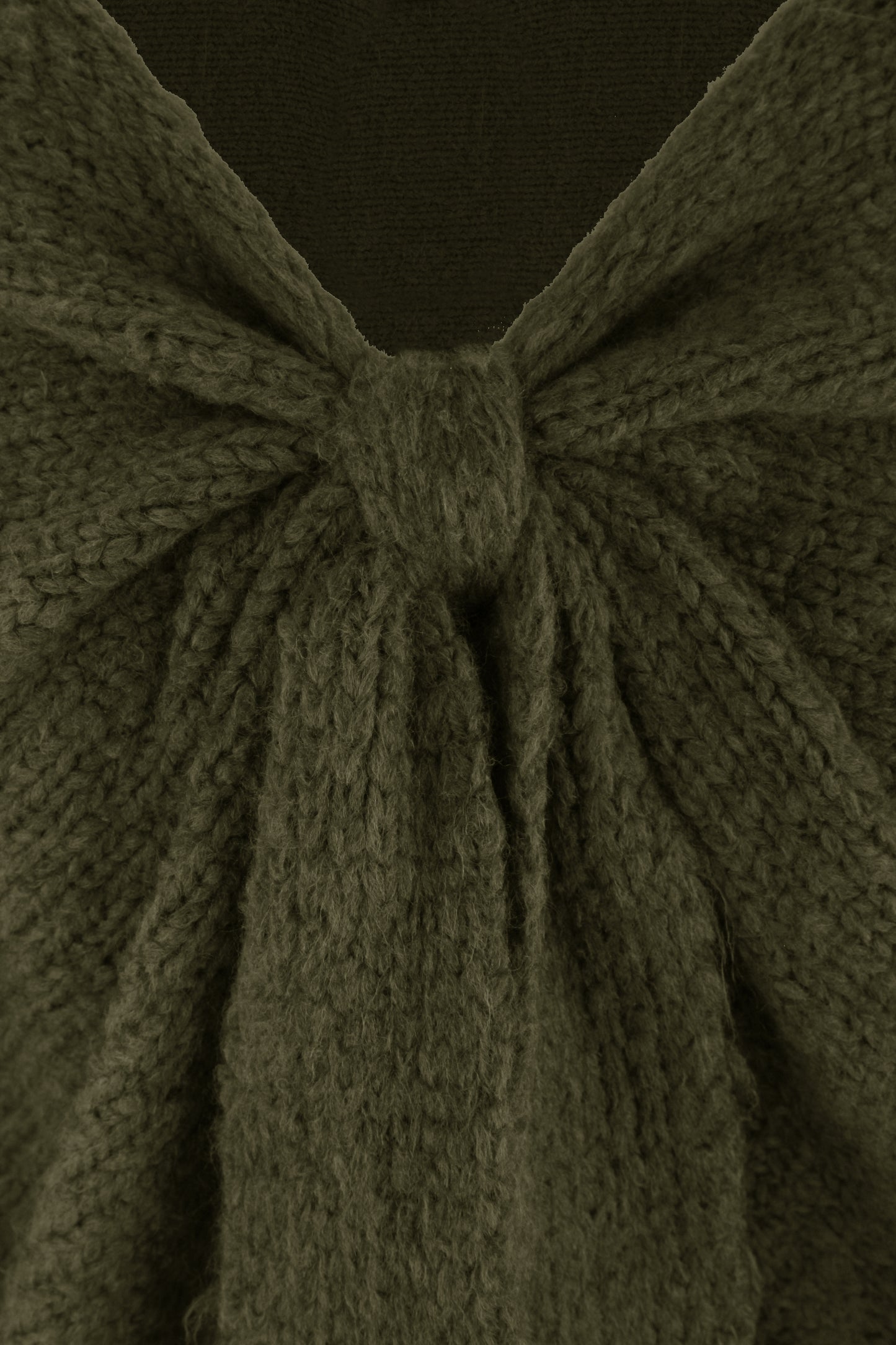 Bow Front Wool Jumper