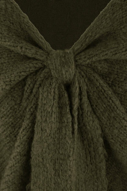Bow Front Wool Jumper