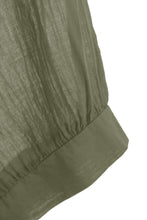 Load image into Gallery viewer, Ruched Shoulder Cotton Top
