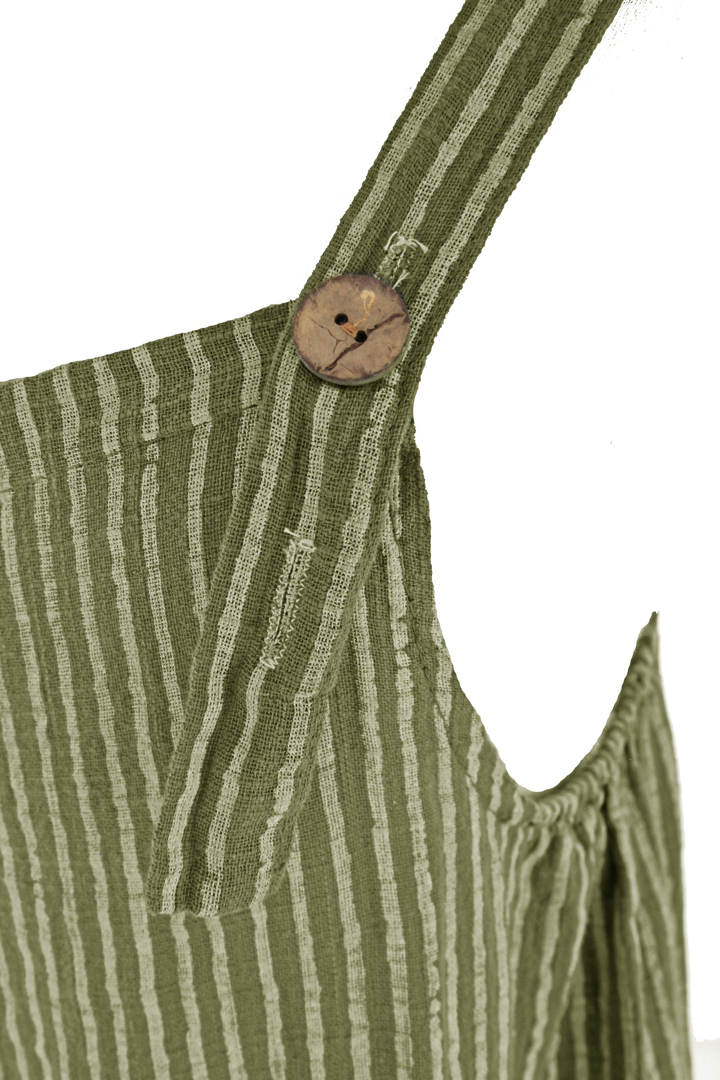 Stripes Cotton Dungaree