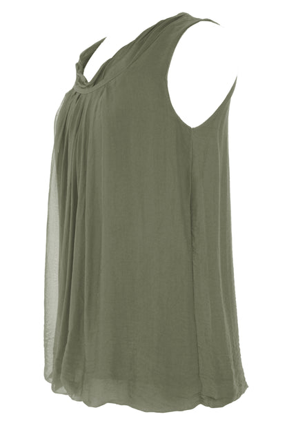 Puffball Silk Vest