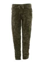 Load image into Gallery viewer, Diamante Stripe Velvet Trouser
