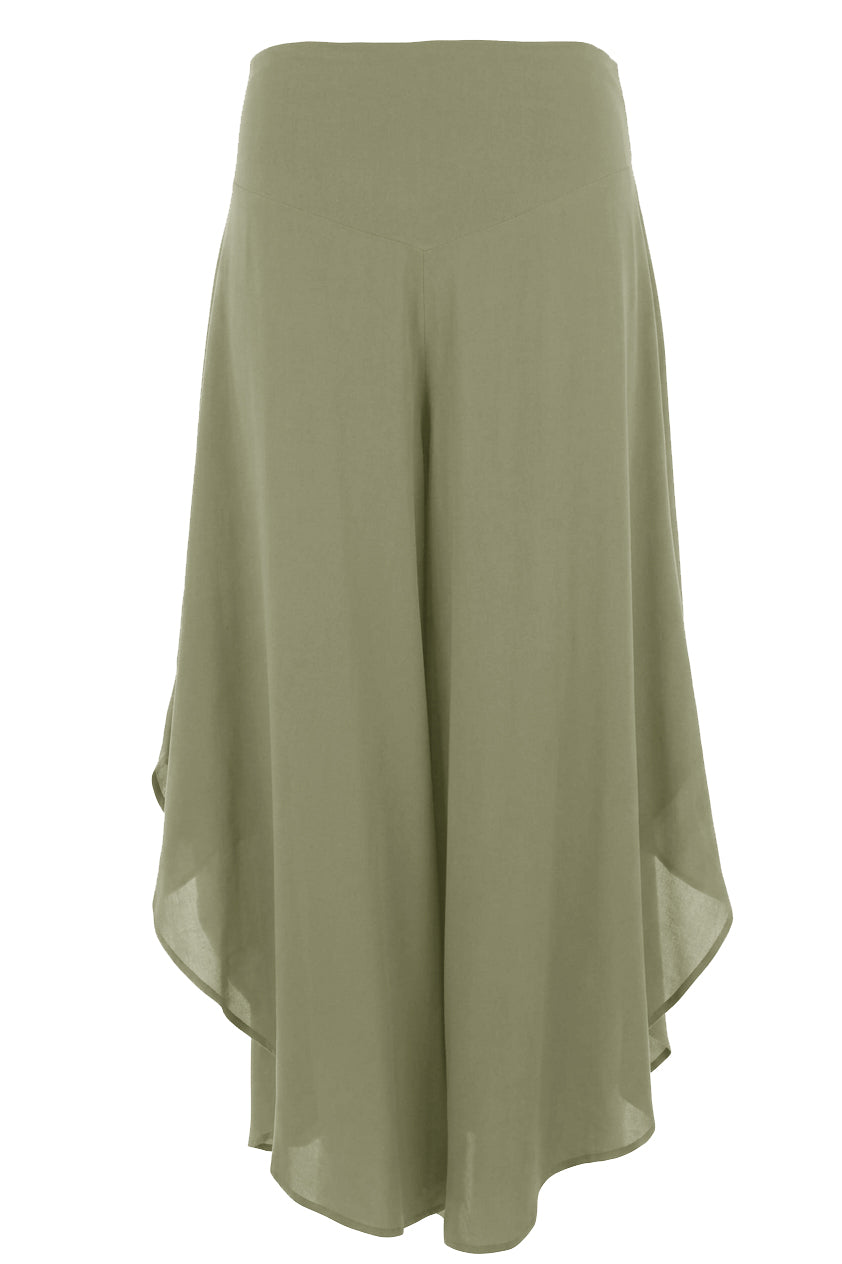 Side Split Linen Trouser