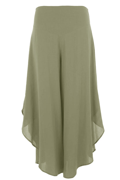 Side Split Linen Trouser