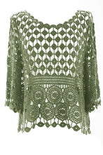 Load image into Gallery viewer, Crochet Top with Vest
