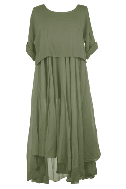 2 Piece Flare Dress