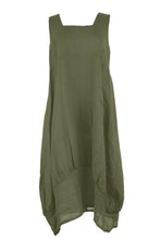 Load image into Gallery viewer, Square Neck Linen Dress
