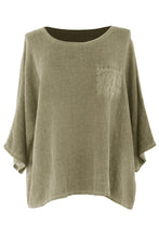 Load image into Gallery viewer, One Pocket Linen Top
