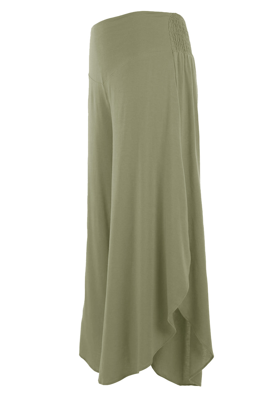 Side Split Linen Trouser