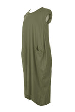 Load image into Gallery viewer, Cap Sleeve 2 Pocket Cotton Midi

