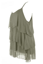 Load image into Gallery viewer, Ruffle Silk Vest
