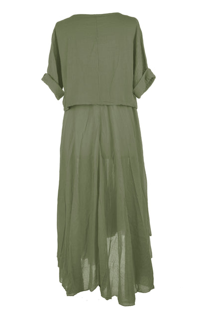 2 Piece Flare Dress