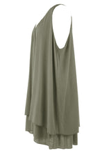 Load image into Gallery viewer, Sleeveless Crochet Back Layered Dress

