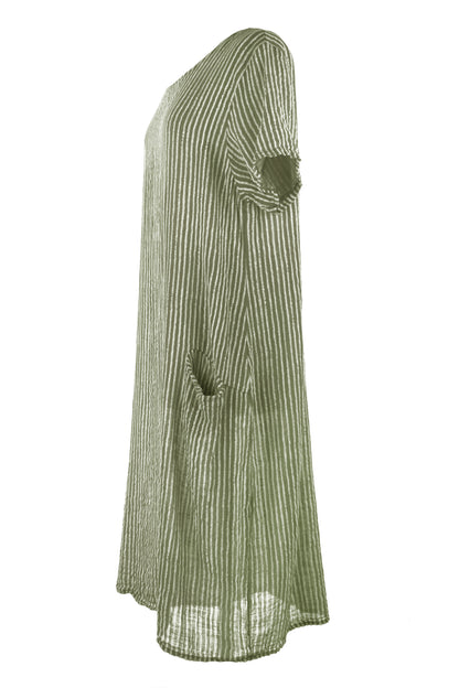2 Pocket Stripe Dress