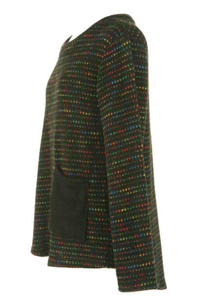 One Pocket Fleck Top