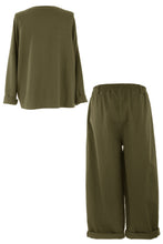 Load image into Gallery viewer, Flap Pocket Sweatshirt &amp; Trouser Set
