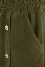 Load image into Gallery viewer, Side Button Detail Corduroy Trouser
