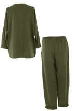 Load image into Gallery viewer, Zip Detail Sweatshirt Jogger Set
