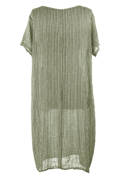 2 Pocket Stripe Dress