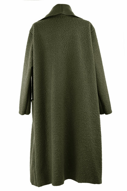 Plain Boucle Coat