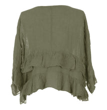 Load image into Gallery viewer, Frill Hem Crop Top

