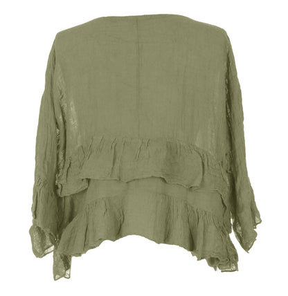 Frill Hem Crop Top