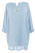 Load image into Gallery viewer, Button Detail Cotton Top
