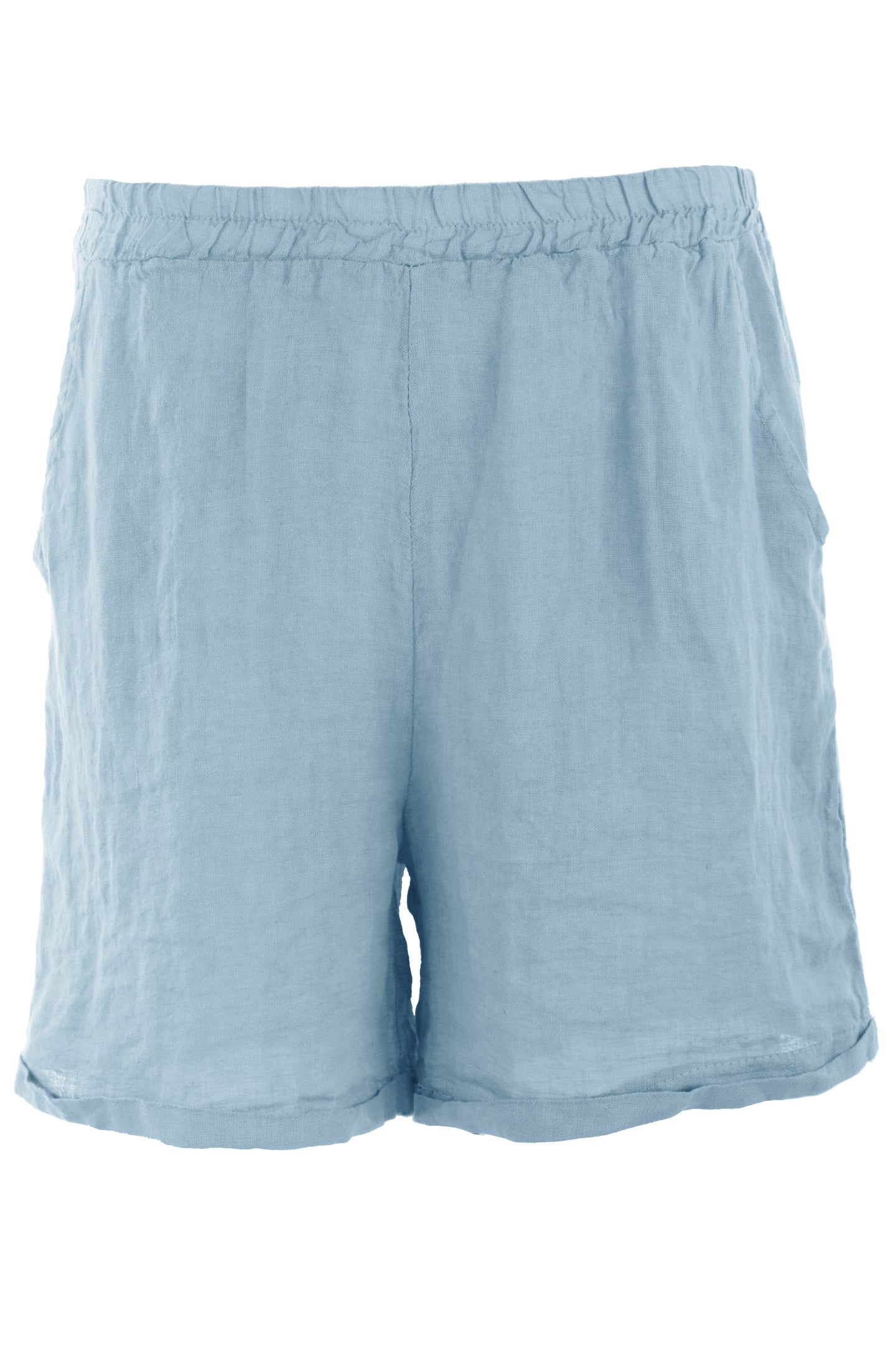 2 Pocket Linen Shorts