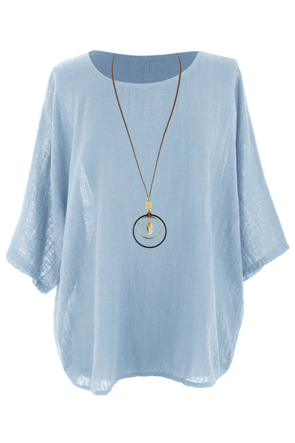 Cotton Necklace Top