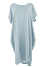 Load image into Gallery viewer, Twist Back Linen Dress
