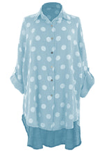 Load image into Gallery viewer, Polka Dot Cotton Shirt

