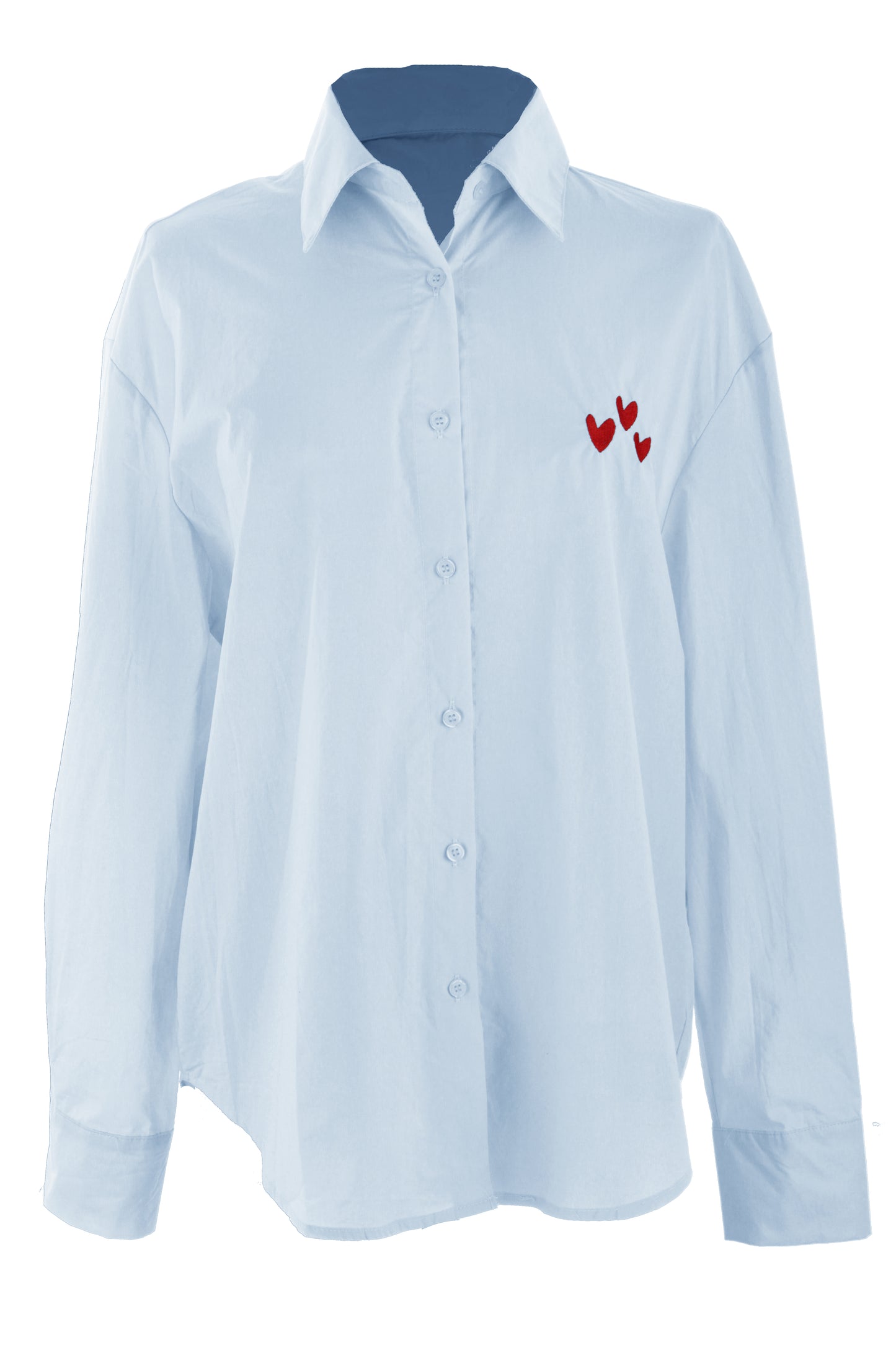Heart Embroidery Shirt
