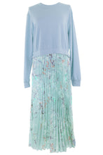 Load image into Gallery viewer, Floral Print Pleated Satin Midi

