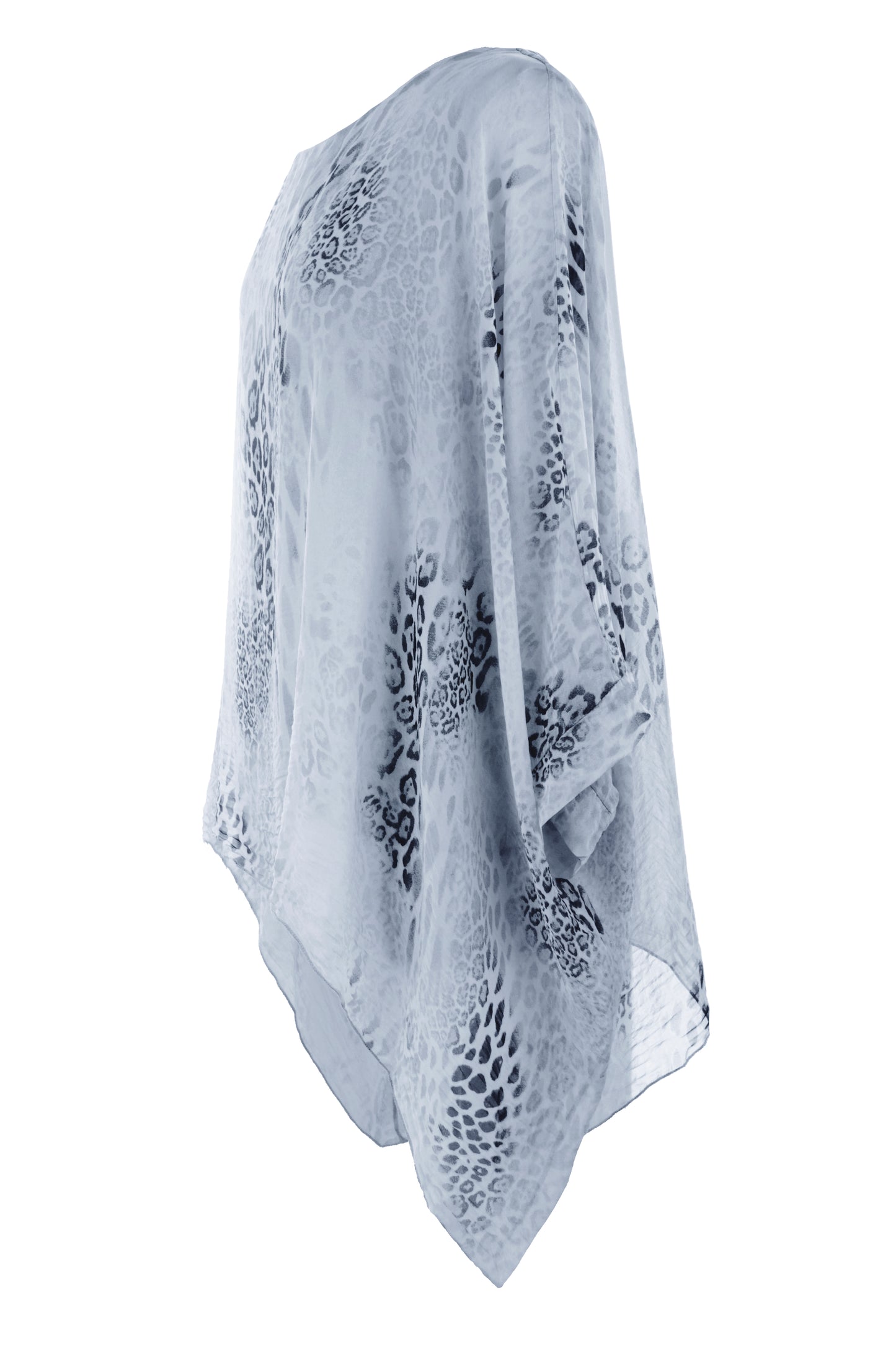 Leopard Print Silk Blouse