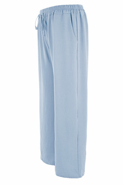 Wide Leg Palazzo Trouser