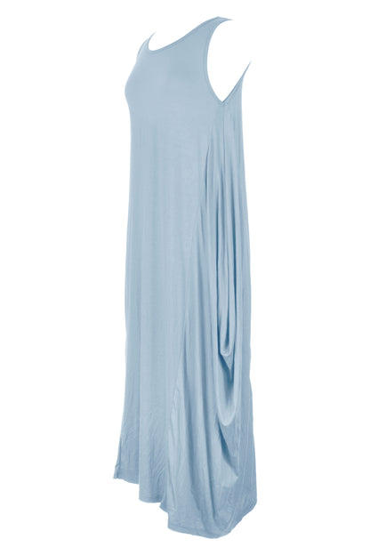 Plain Sleeveless Midi