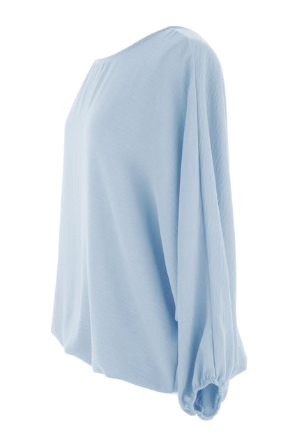 Puffball Hem Necklace Top