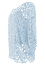 Load image into Gallery viewer, Flower Pattern Crochet Top with Vest

