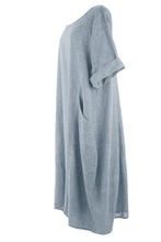 Load image into Gallery viewer, 2 Pocket Washed Linen Dress
