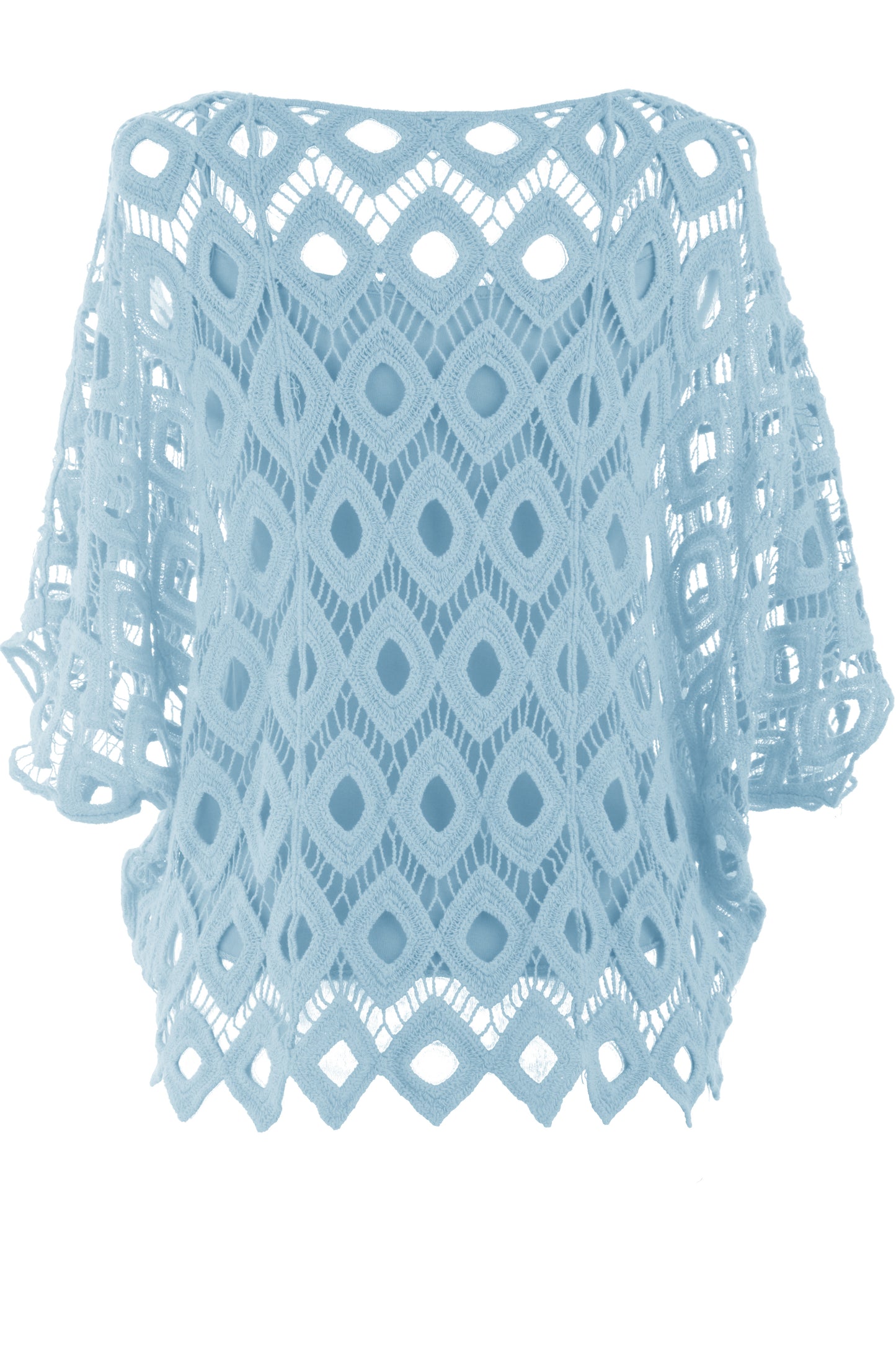 Diamond Crochet Top with Vest