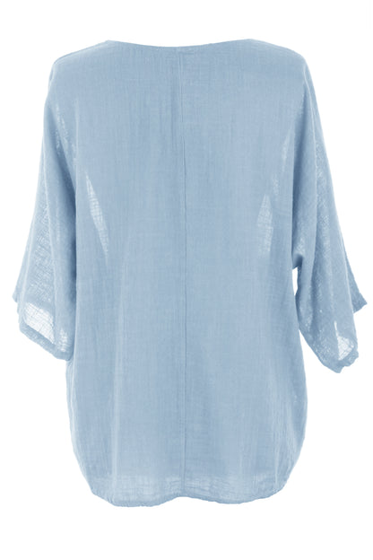 Cotton Necklace Top