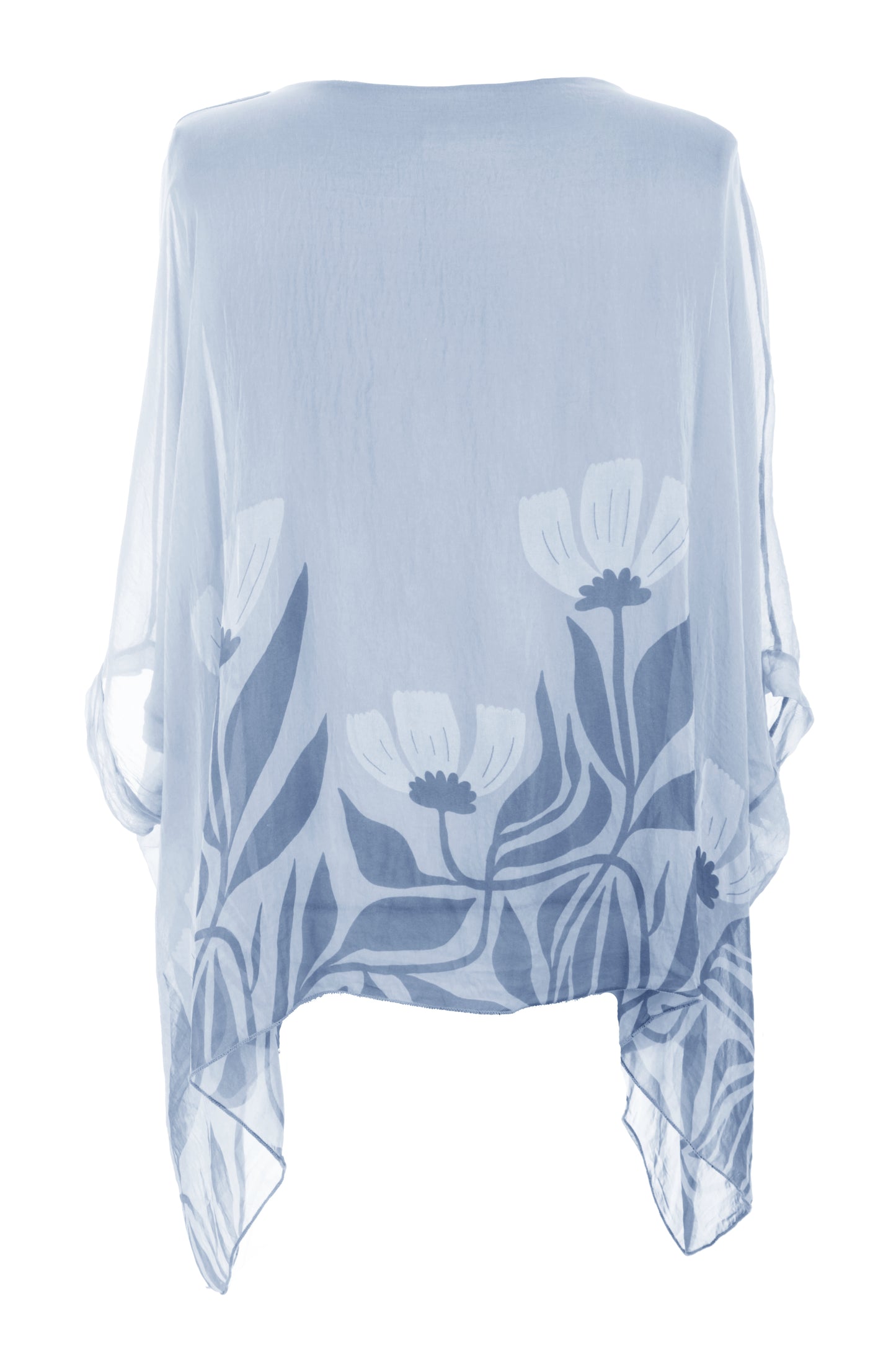 Floral Print Silk Blouse