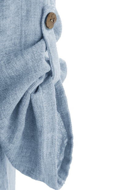 Cutout Button Detail Teabag Top