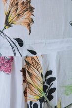 Load image into Gallery viewer, Floral Print Pleat Back Linen Dress
