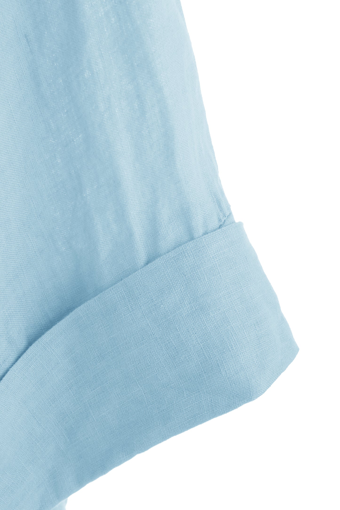 Collar V Neck Linen Shirt