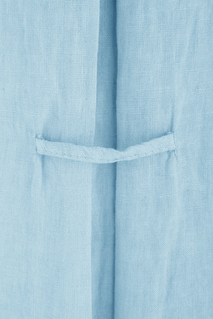 Collar V Neck Linen Shirt