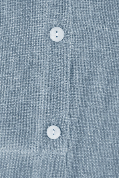 One Pocket Teabag Linen Shirt